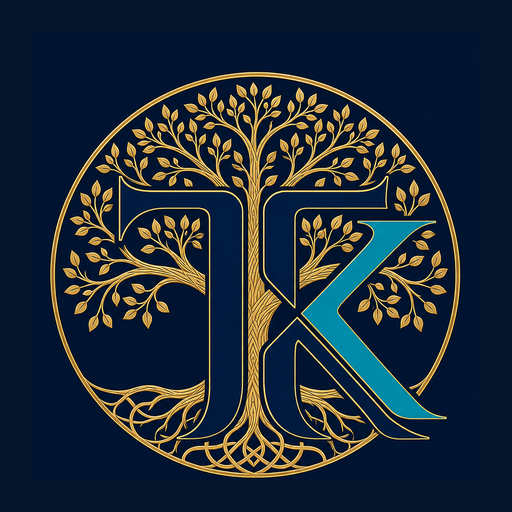 TamgaKültür logosu: hayat ağacı ve TK harfleri